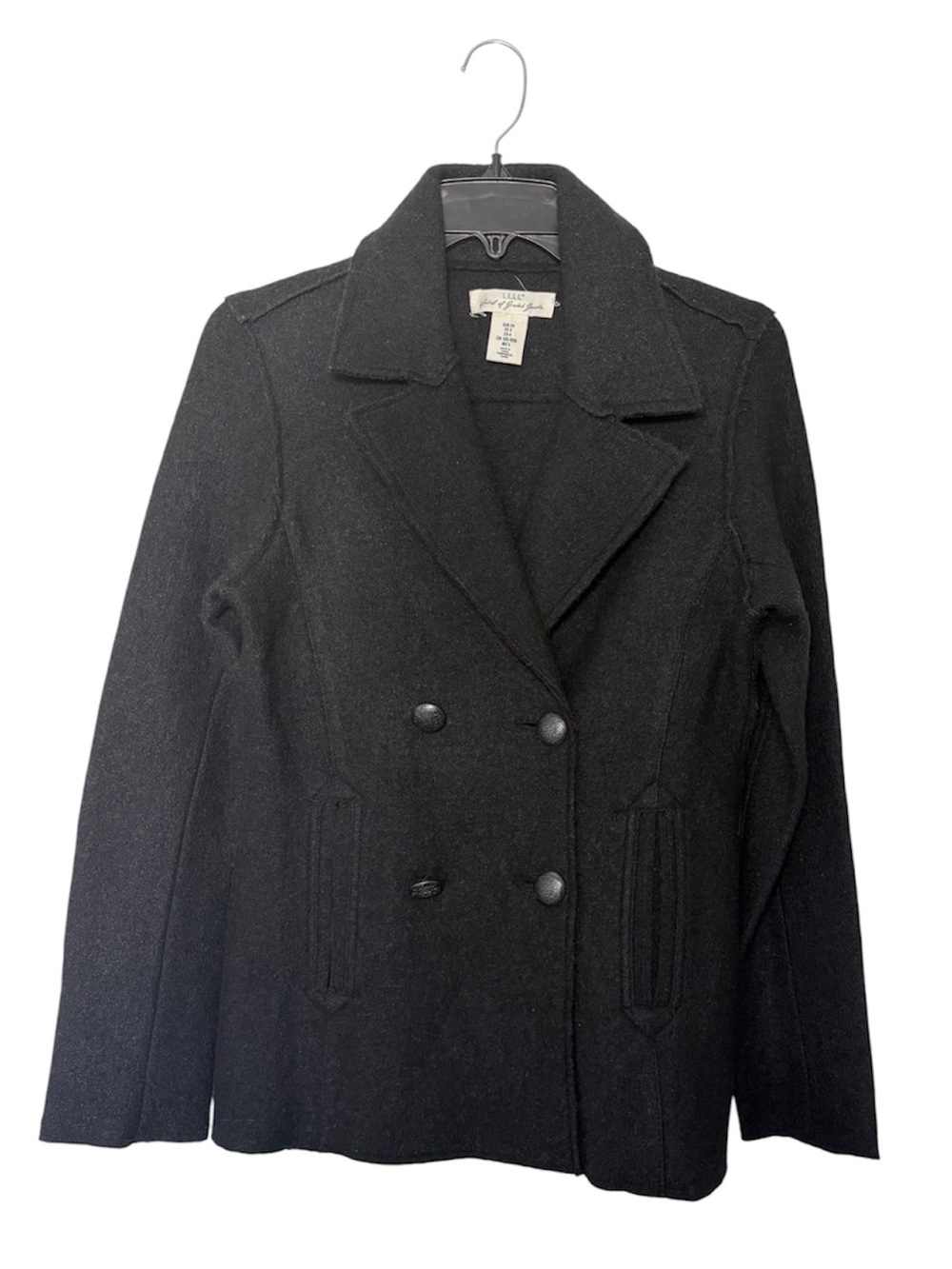 H&M Women's Double Breasted Wool Bland Blazer